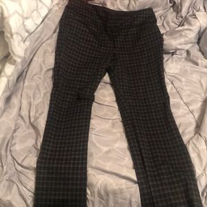 NY and Co plaid pull on boot cut pant. L average